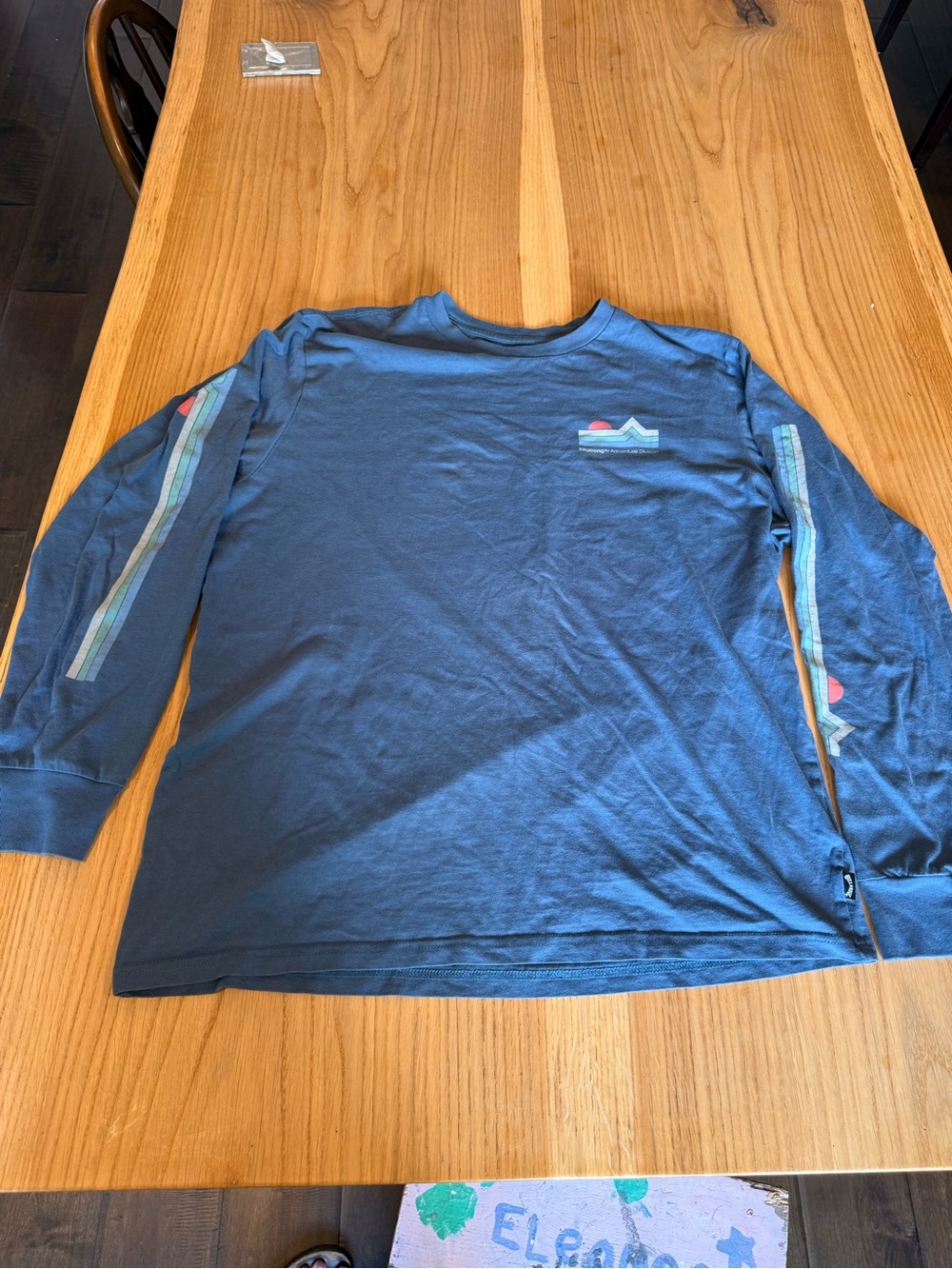 Billabong Women's Navy Long-Sleeve Graphic Tee